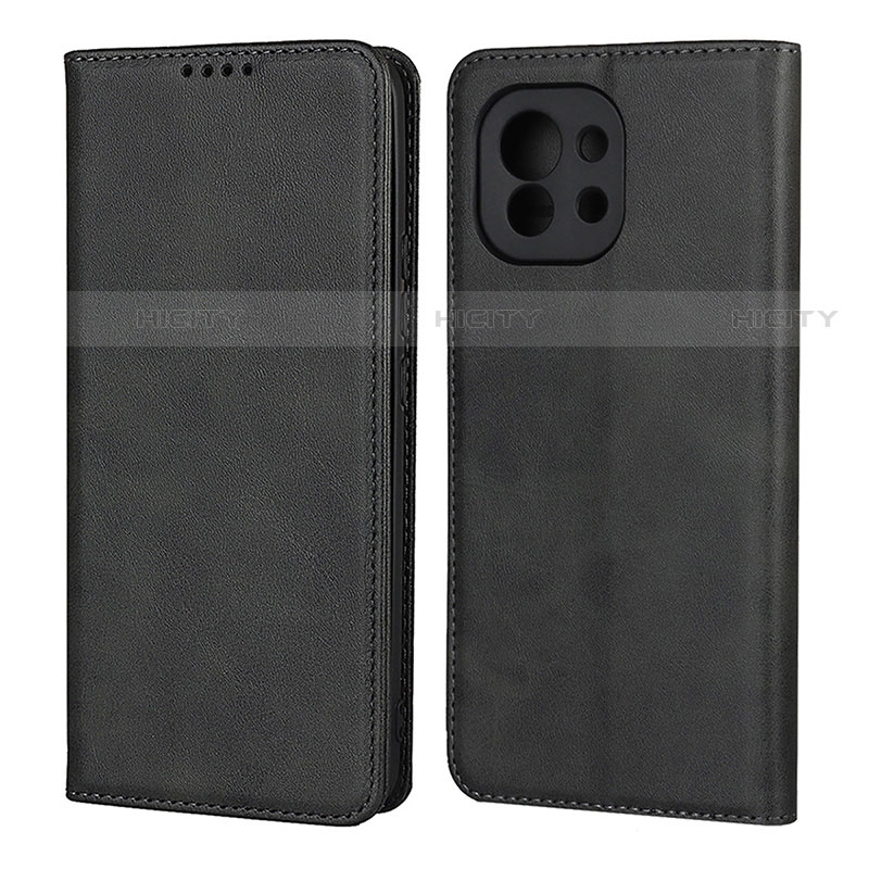 Custodia Portafoglio In Pelle Cover con Supporto T20 per Xiaomi Mi 11 Lite 4G Nero