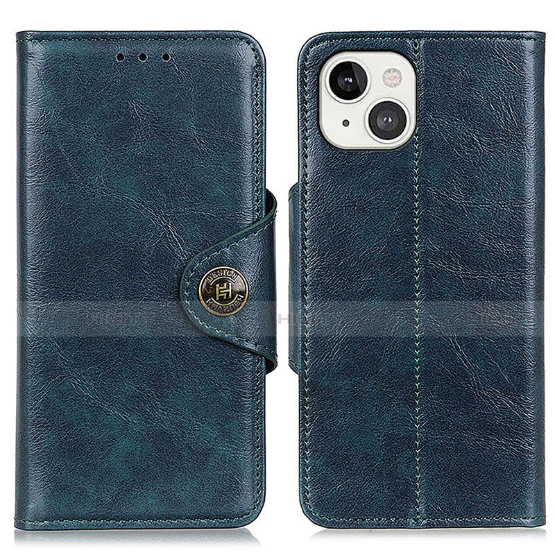 Custodia Portafoglio In Pelle Cover con Supporto T21 per Apple iPhone 13 Blu