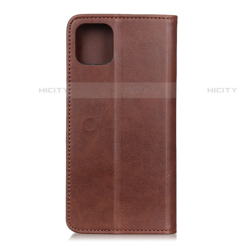 Custodia Portafoglio In Pelle Cover con Supporto T24 per Xiaomi Mi 11 5G Marrone