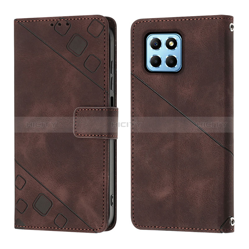 Custodia Portafoglio In Pelle Cover con Supporto Y01B per Huawei Honor 70 Lite 5G