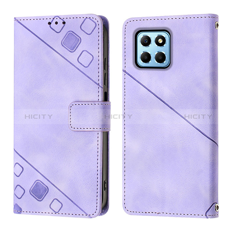 Custodia Portafoglio In Pelle Cover con Supporto Y01B per Huawei Honor X6