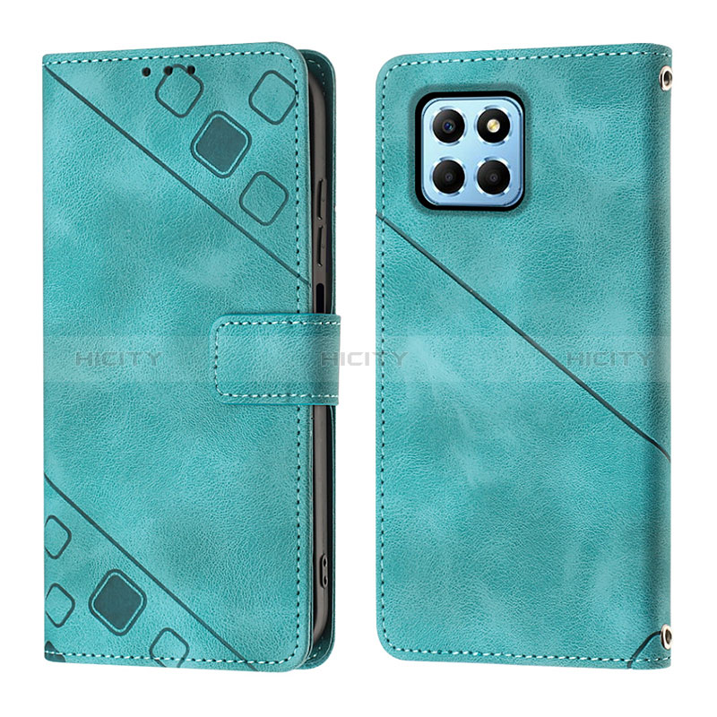 Custodia Portafoglio In Pelle Cover con Supporto Y01B per Huawei Honor X6