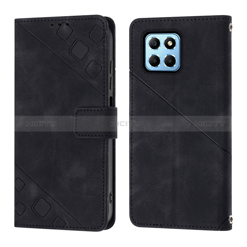 Custodia Portafoglio In Pelle Cover con Supporto Y01B per Huawei Honor X6 5G