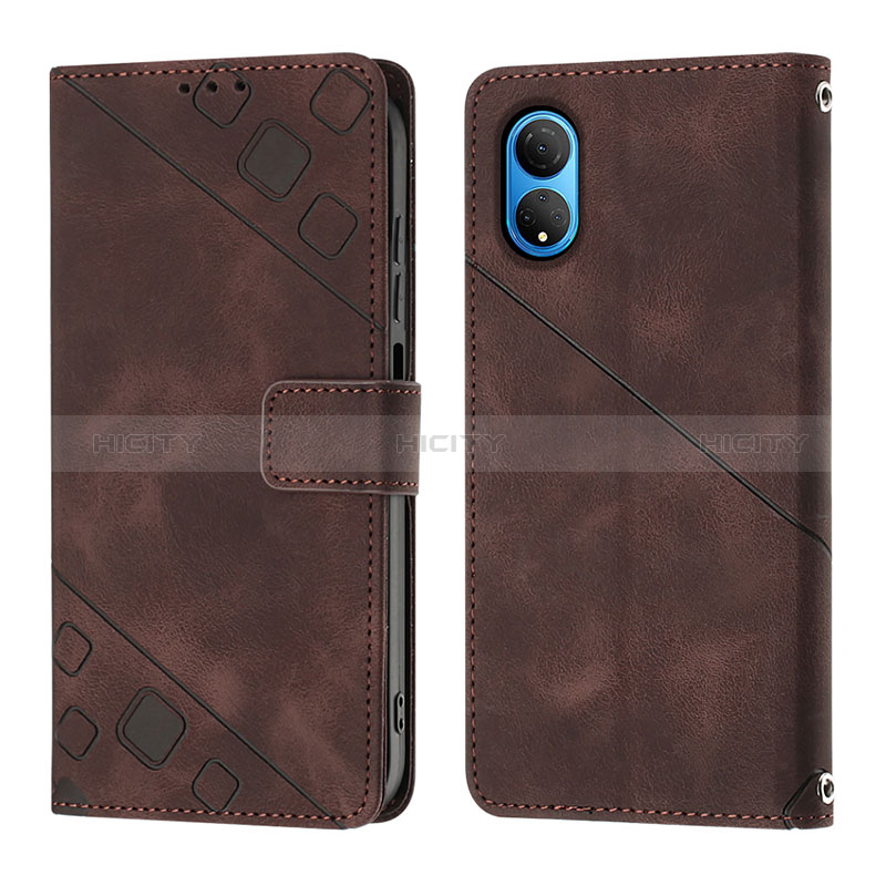 Custodia Portafoglio In Pelle Cover con Supporto Y01B per Huawei Honor X7