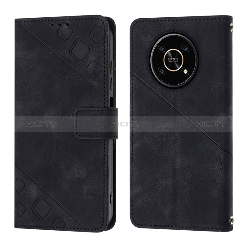 Custodia Portafoglio In Pelle Cover con Supporto Y01B per Huawei Honor X9 5G