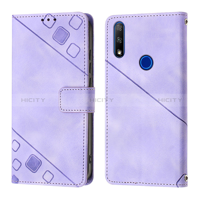 Custodia Portafoglio In Pelle Cover con Supporto Y01B per Huawei P Smart Z (2019)