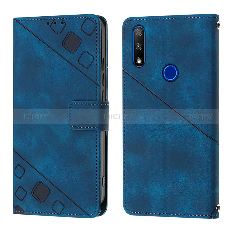 Custodia Portafoglio In Pelle Cover con Supporto Y01B per Huawei Y9 Prime (2019)