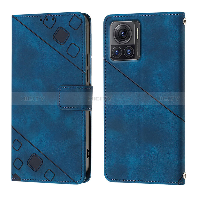 Custodia Portafoglio In Pelle Cover con Supporto Y01B per Motorola Moto Edge 30 Ultra 5G