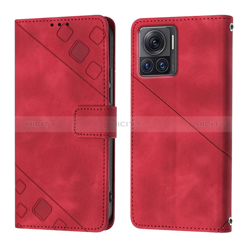 Custodia Portafoglio In Pelle Cover con Supporto Y01B per Motorola Moto Edge 30 Ultra 5G