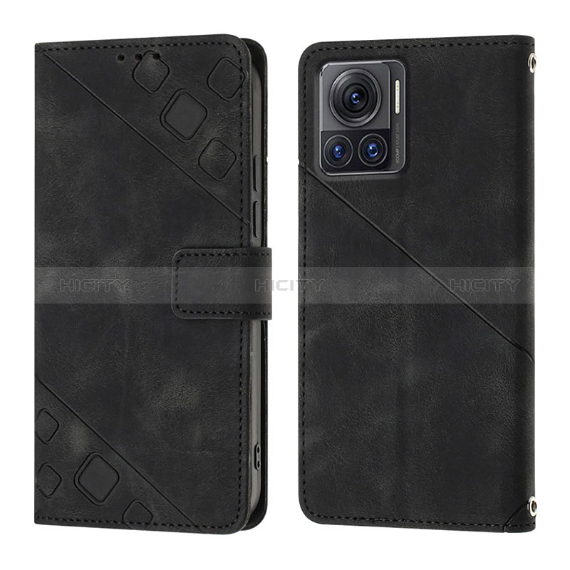 Custodia Portafoglio In Pelle Cover con Supporto Y01B per Motorola Moto Edge 30 Ultra 5G