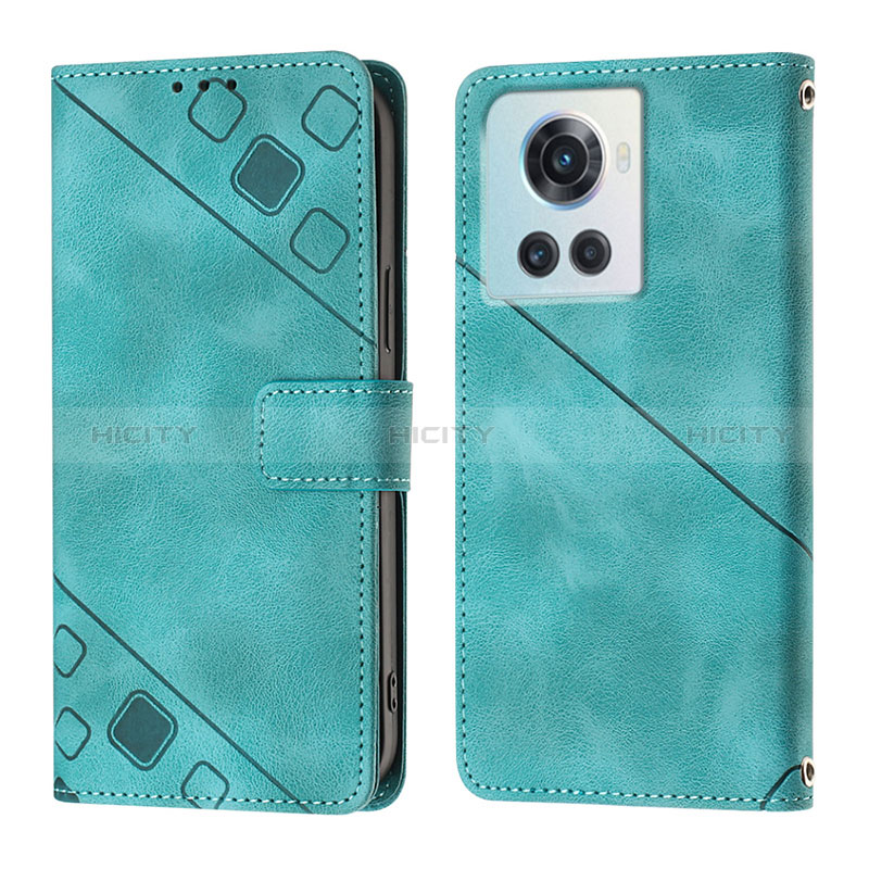 Custodia Portafoglio In Pelle Cover con Supporto Y01B per OnePlus Ace 5G Verde