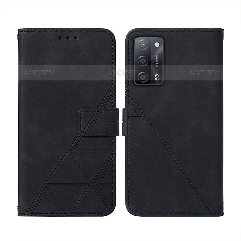 Custodia Portafoglio In Pelle Cover con Supporto Y01B per Oppo A55 5G