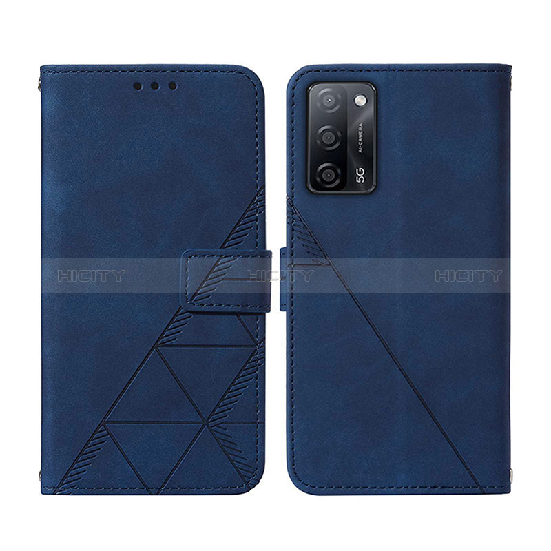 Custodia Portafoglio In Pelle Cover con Supporto Y01B per Oppo A56 5G