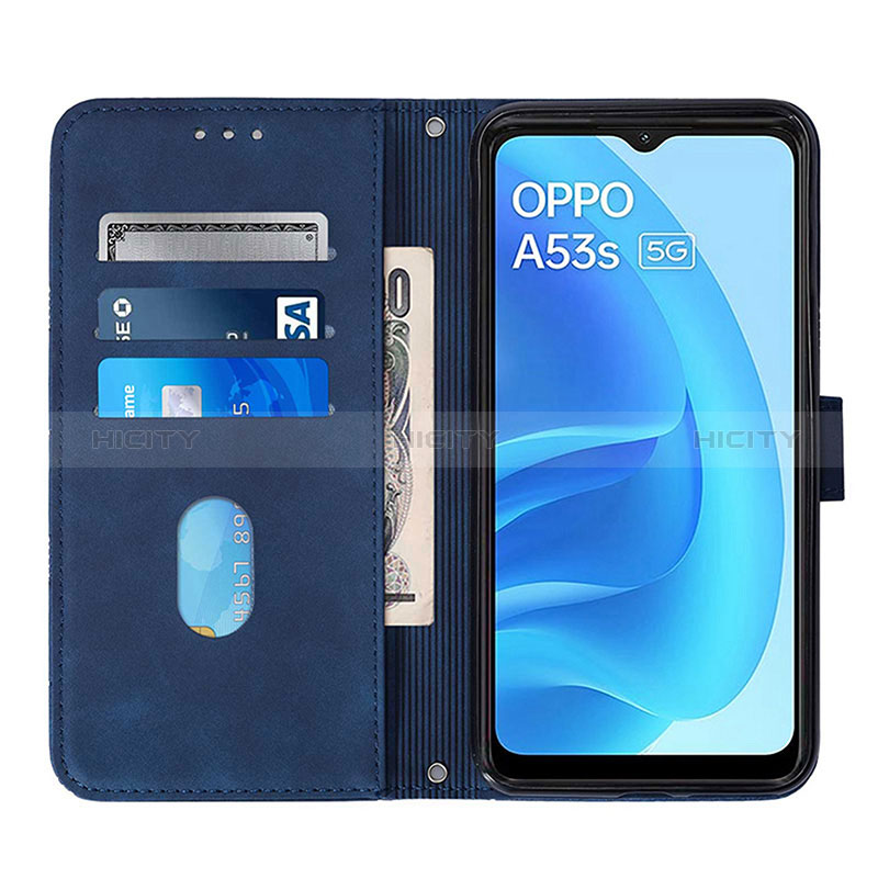 Custodia Portafoglio In Pelle Cover con Supporto Y01B per Oppo A56 5G