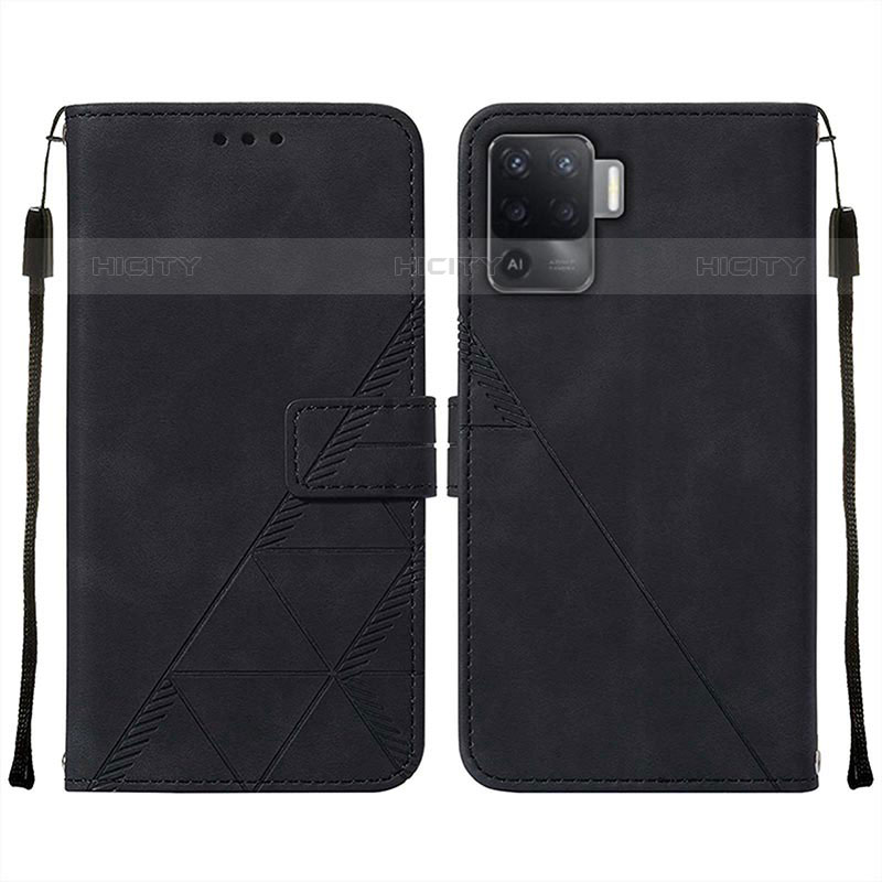 Custodia Portafoglio In Pelle Cover con Supporto Y01B per Oppo A94 4G