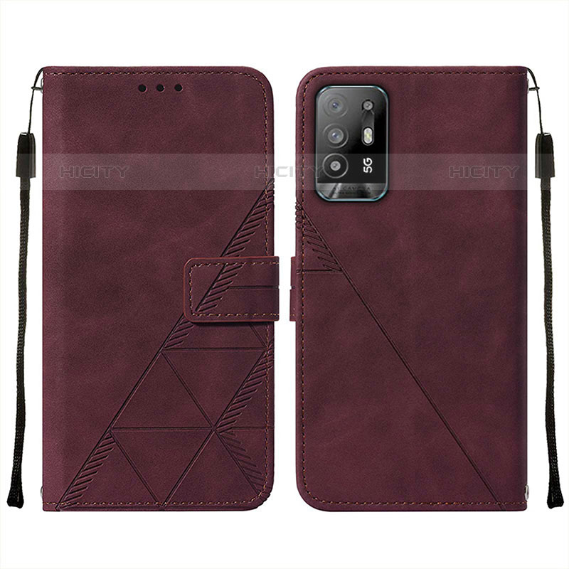 Custodia Portafoglio In Pelle Cover con Supporto Y01B per Oppo A94 5G