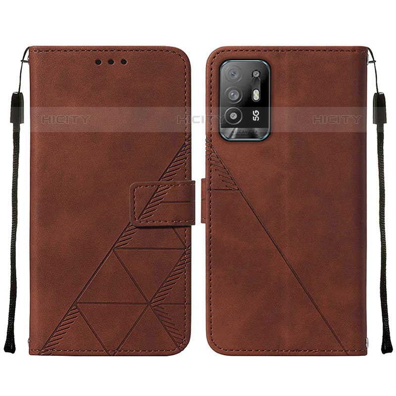 Custodia Portafoglio In Pelle Cover con Supporto Y01B per Oppo A94 5G