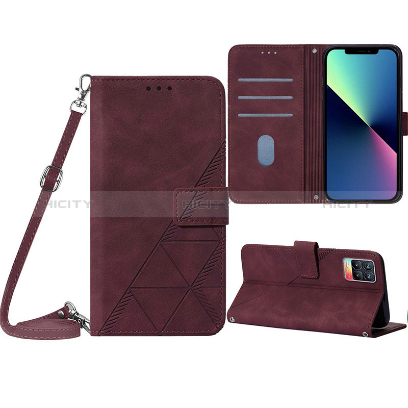 Custodia Portafoglio In Pelle Cover con Supporto Y01B per Realme 8 Pro