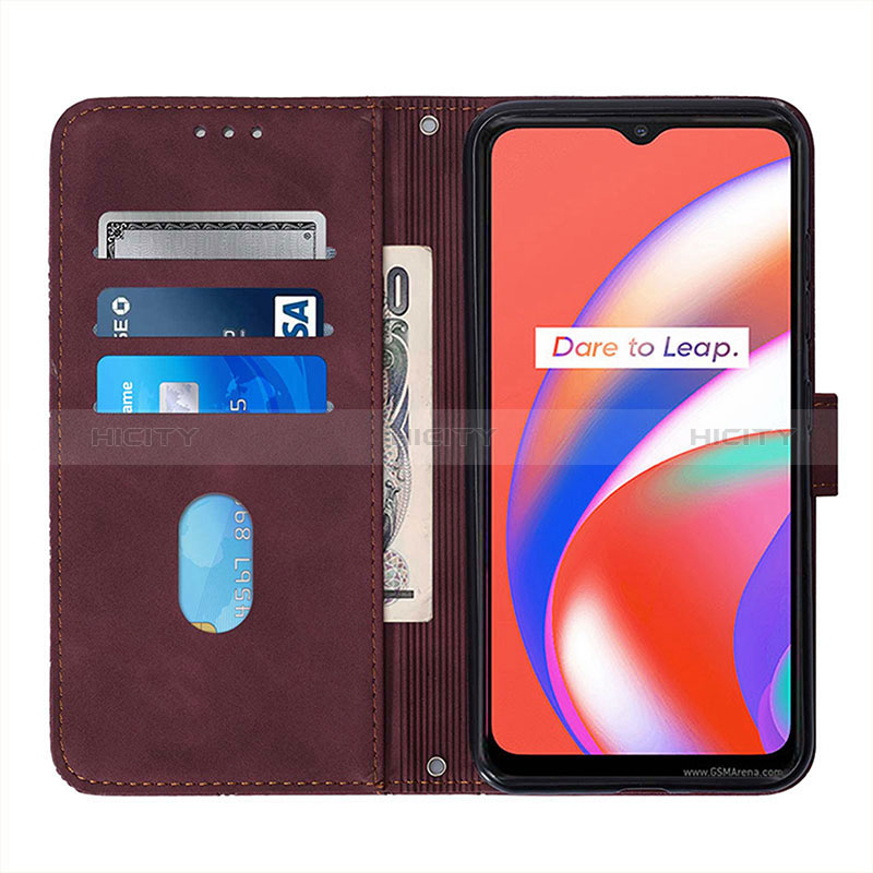 Custodia Portafoglio In Pelle Cover con Supporto Y01B per Realme C12