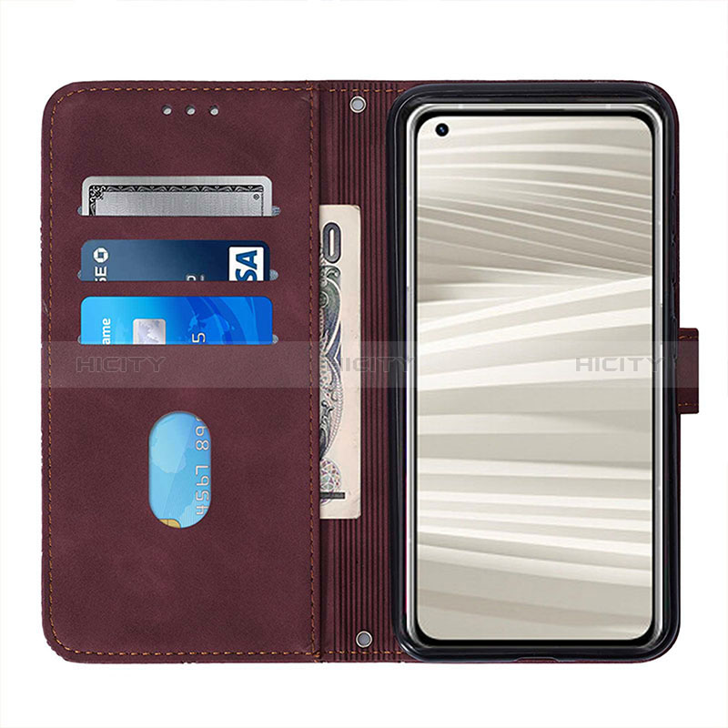 Custodia Portafoglio In Pelle Cover con Supporto Y01B per Realme GT2 Pro 5G