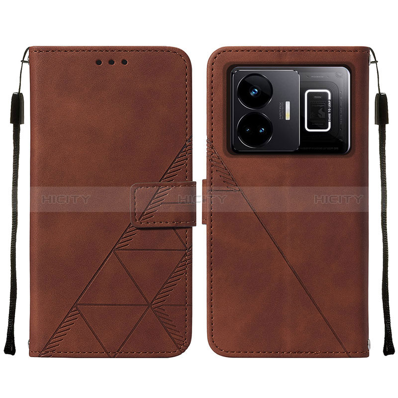 Custodia Portafoglio In Pelle Cover con Supporto Y01B per Realme GT5 5G