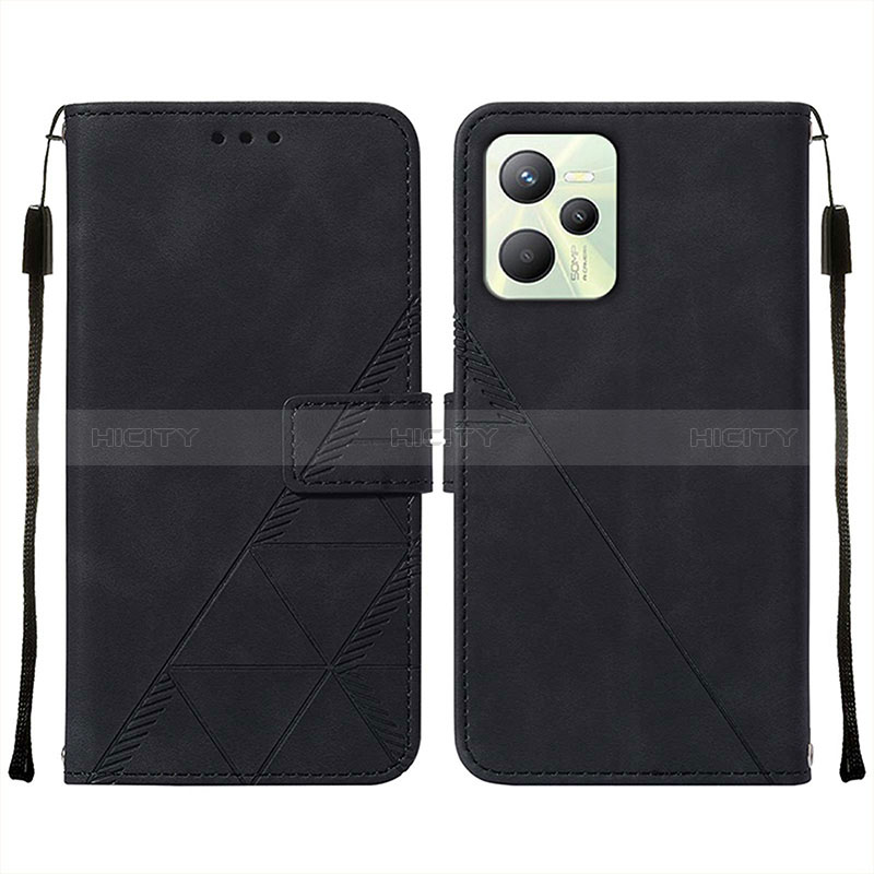 Custodia Portafoglio In Pelle Cover con Supporto Y01B per Realme Narzo 50A Prime