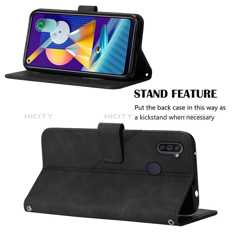 Custodia Portafoglio In Pelle Cover con Supporto Y01B per Samsung Galaxy A11