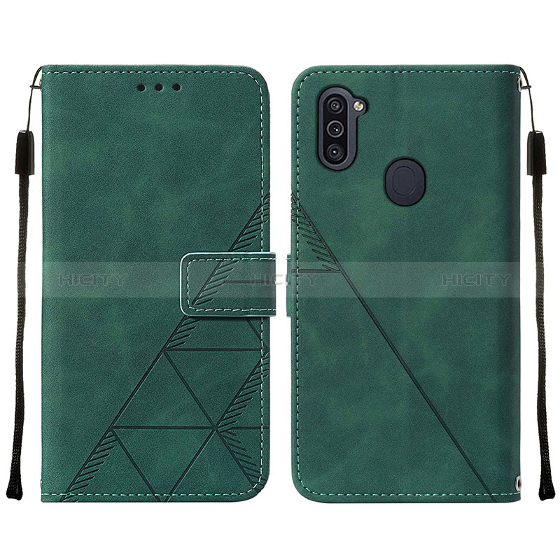 Custodia Portafoglio In Pelle Cover con Supporto Y01B per Samsung Galaxy A11