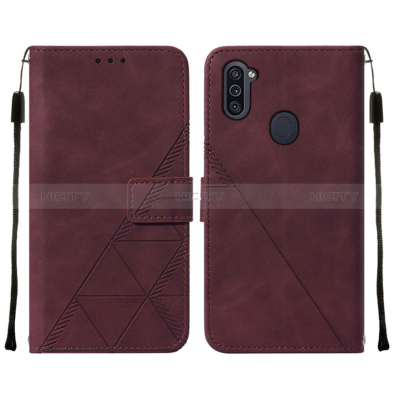 Custodia Portafoglio In Pelle Cover con Supporto Y01B per Samsung Galaxy A11