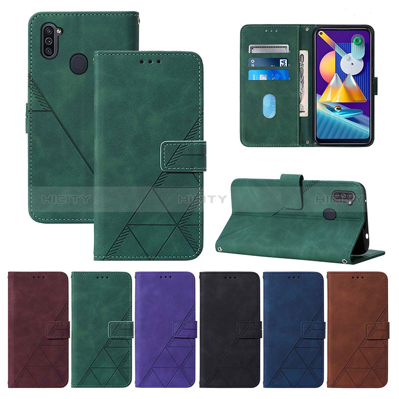 Custodia Portafoglio In Pelle Cover con Supporto Y01B per Samsung Galaxy A11