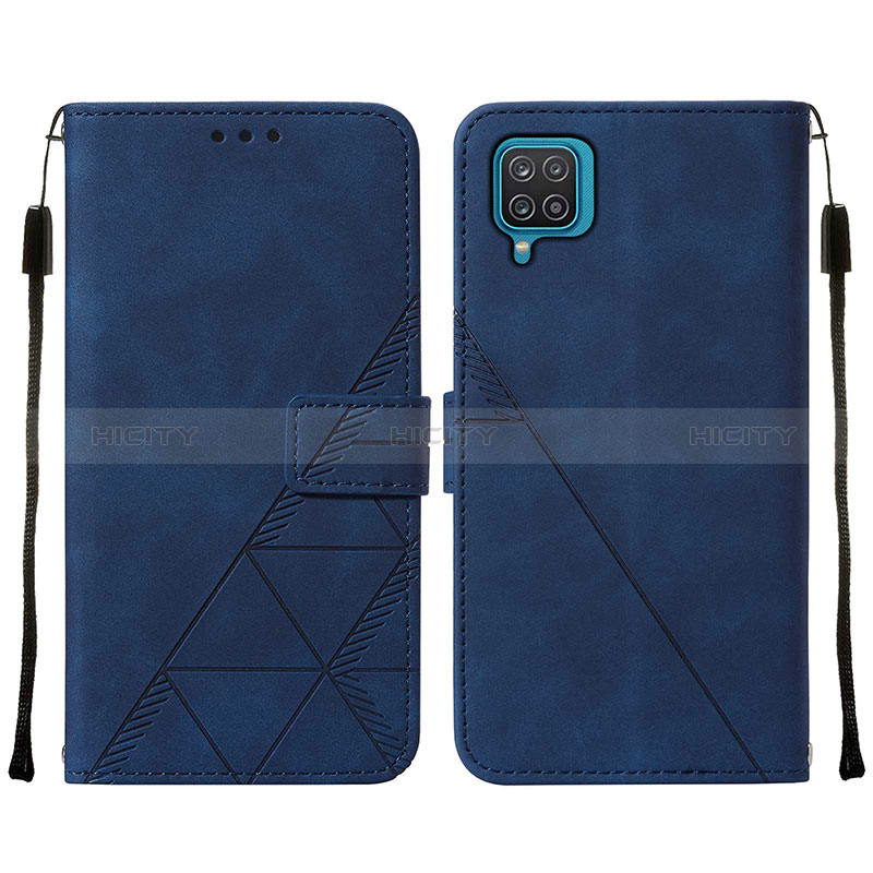 Custodia Portafoglio In Pelle Cover con Supporto Y01B per Samsung Galaxy A12