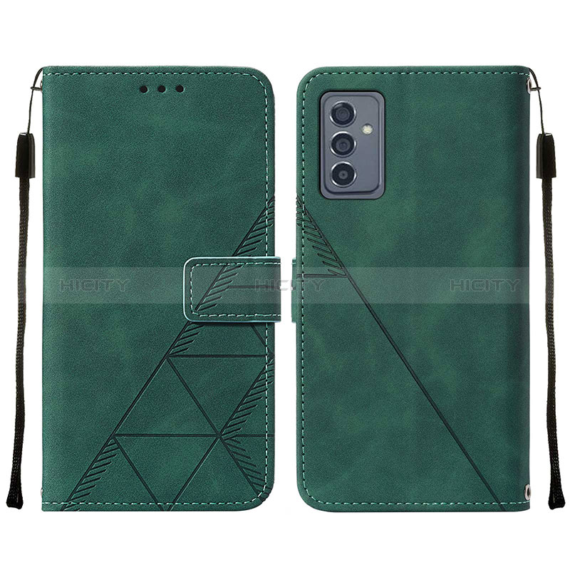 Custodia Portafoglio In Pelle Cover con Supporto Y01B per Samsung Galaxy A15 4G Verde