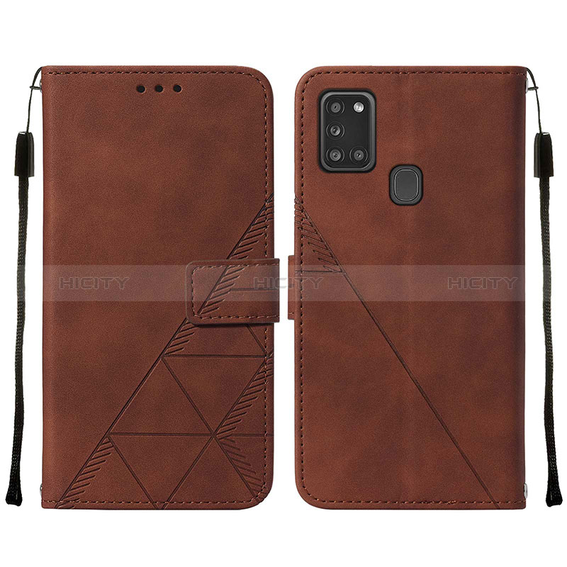 Custodia Portafoglio In Pelle Cover con Supporto Y01B per Samsung Galaxy A21s