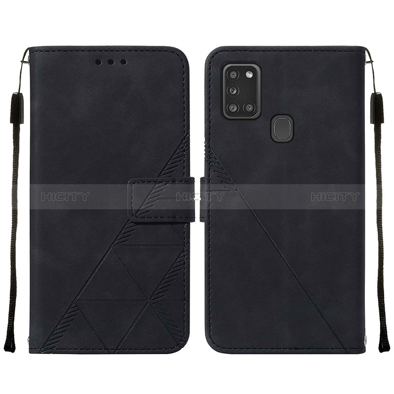 Custodia Portafoglio In Pelle Cover con Supporto Y01B per Samsung Galaxy A21s