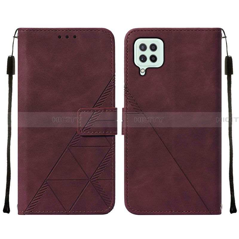 Custodia Portafoglio In Pelle Cover con Supporto Y01B per Samsung Galaxy A22 4G