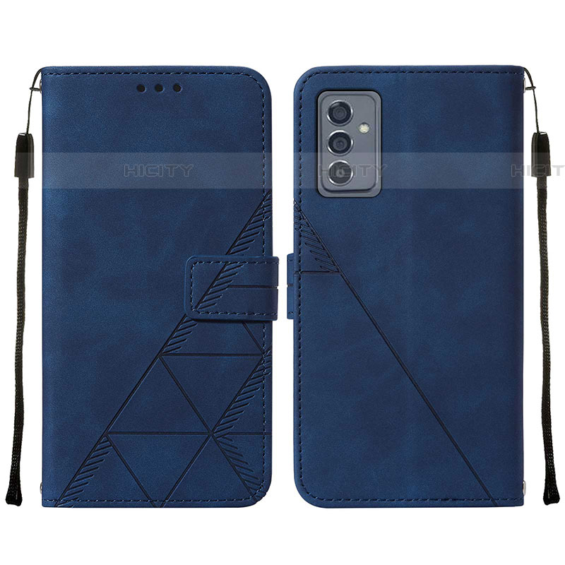 Custodia Portafoglio In Pelle Cover con Supporto Y01B per Samsung Galaxy A24 4G Blu