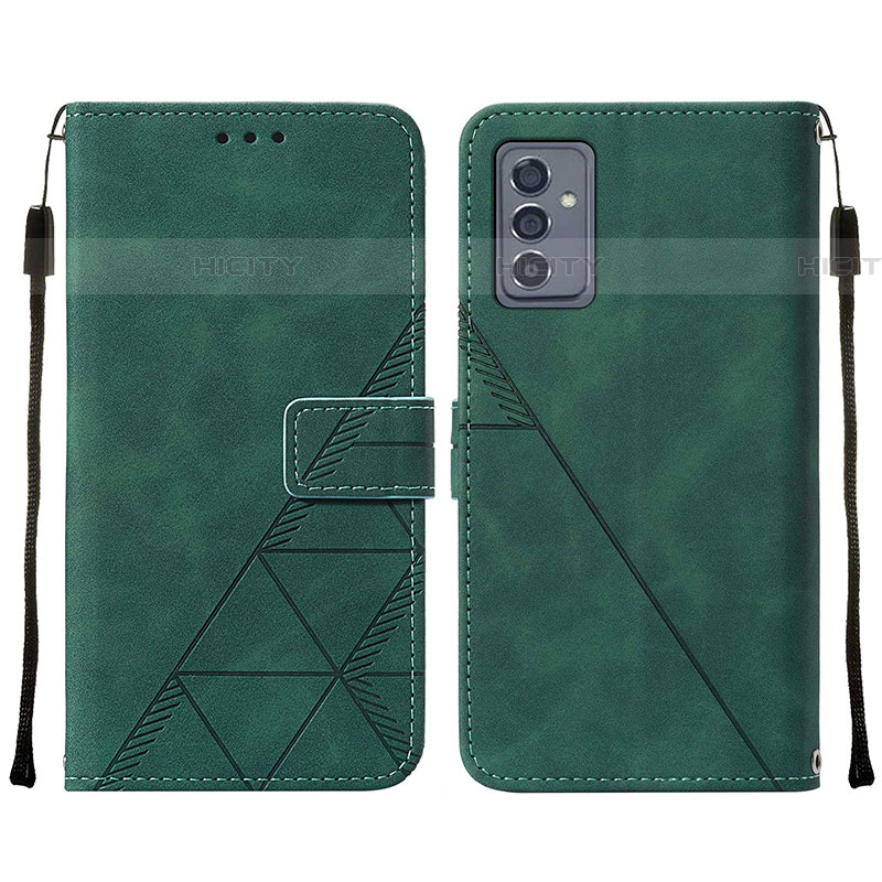 Custodia Portafoglio In Pelle Cover con Supporto Y01B per Samsung Galaxy A24 4G Verde