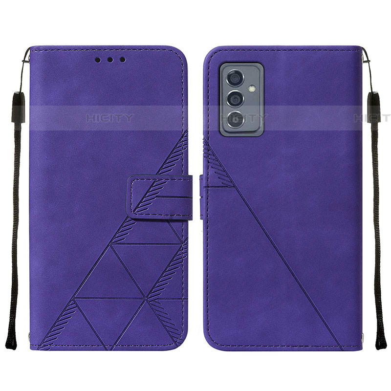 Custodia Portafoglio In Pelle Cover con Supporto Y01B per Samsung Galaxy A24 4G Viola