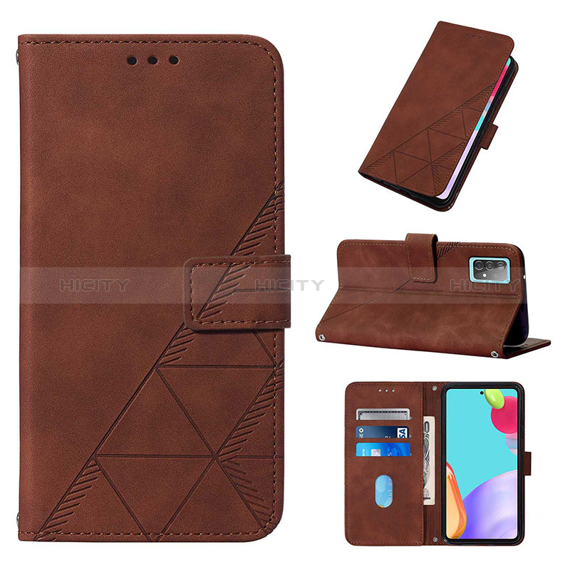 Custodia Portafoglio In Pelle Cover con Supporto Y01B per Samsung Galaxy A52s 5G