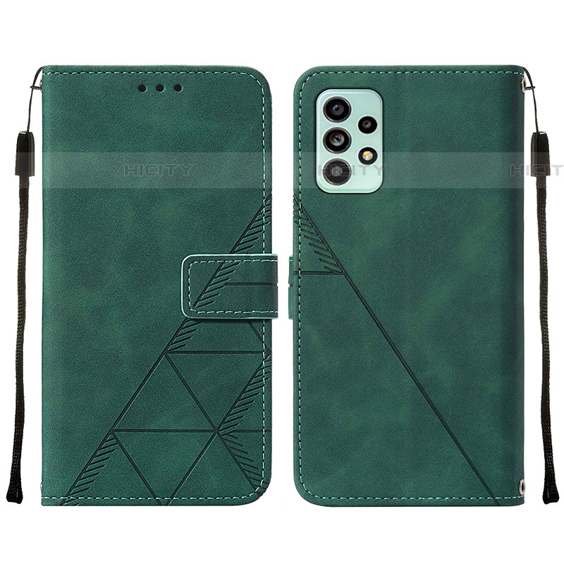 Custodia Portafoglio In Pelle Cover con Supporto Y01B per Samsung Galaxy A53 5G Verde