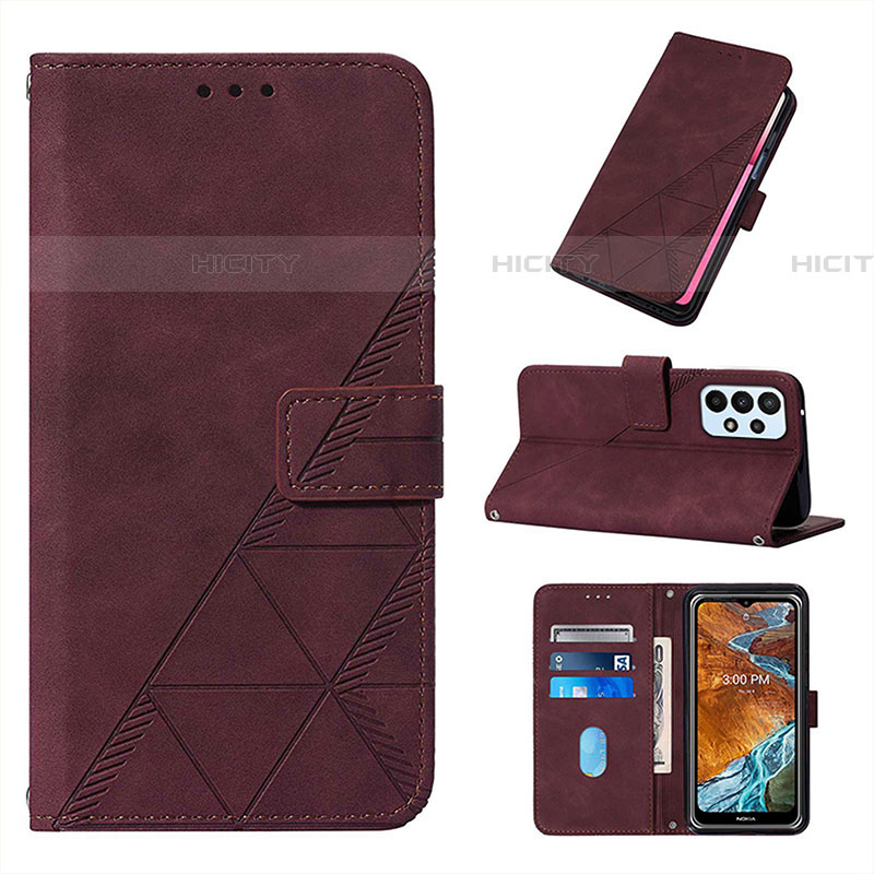 Custodia Portafoglio In Pelle Cover con Supporto Y01B per Samsung Galaxy A73 5G