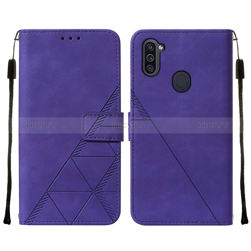 Custodia Portafoglio In Pelle Cover con Supporto Y01B per Samsung Galaxy M11