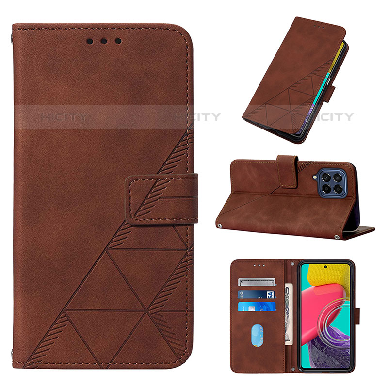 Custodia Portafoglio In Pelle Cover con Supporto Y01B per Samsung Galaxy M33 5G