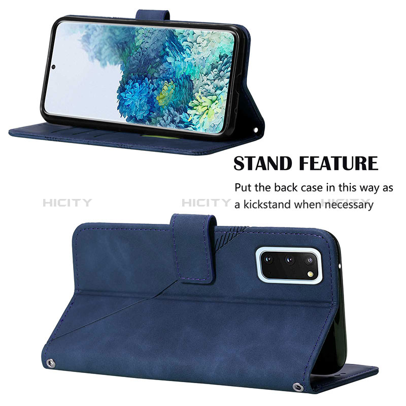 Custodia Portafoglio In Pelle Cover con Supporto Y01B per Samsung Galaxy S20 5G