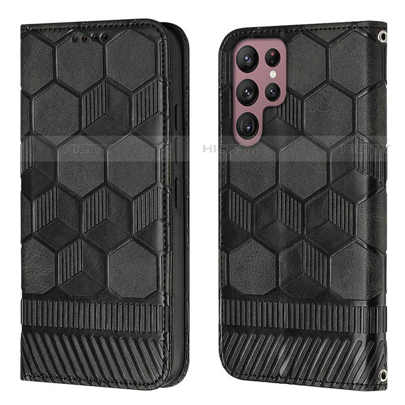 Custodia Portafoglio In Pelle Cover con Supporto Y01B per Samsung Galaxy S22 Ultra 5G