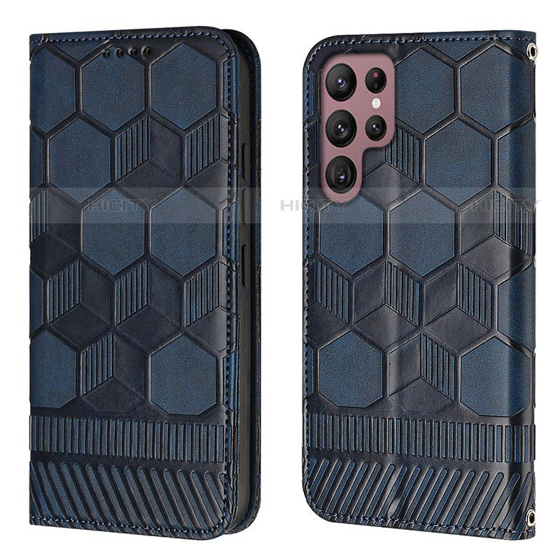 Custodia Portafoglio In Pelle Cover con Supporto Y01B per Samsung Galaxy S23 Ultra 5G