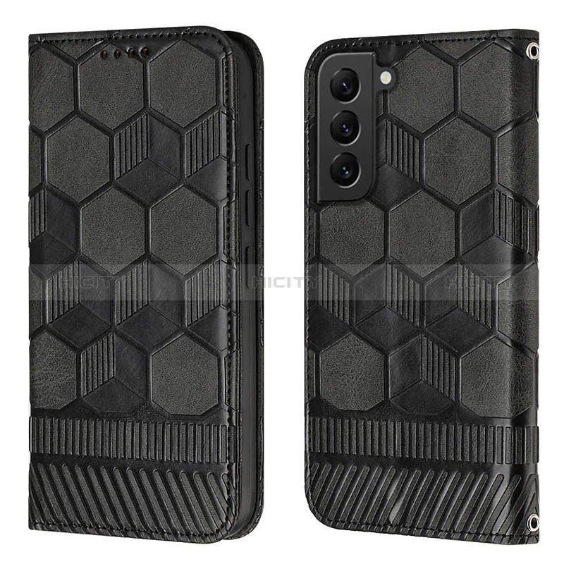 Custodia Portafoglio In Pelle Cover con Supporto Y01B per Samsung Galaxy S24 5G Nero