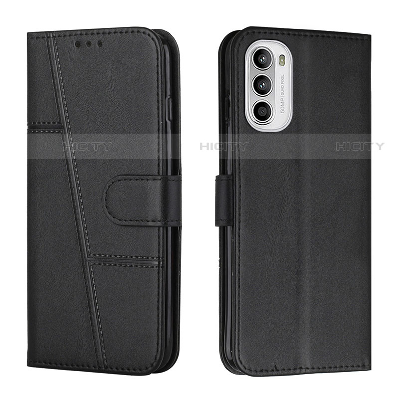 Custodia Portafoglio In Pelle Cover con Supporto Y01X per Motorola Moto Edge (2022) 5G Nero