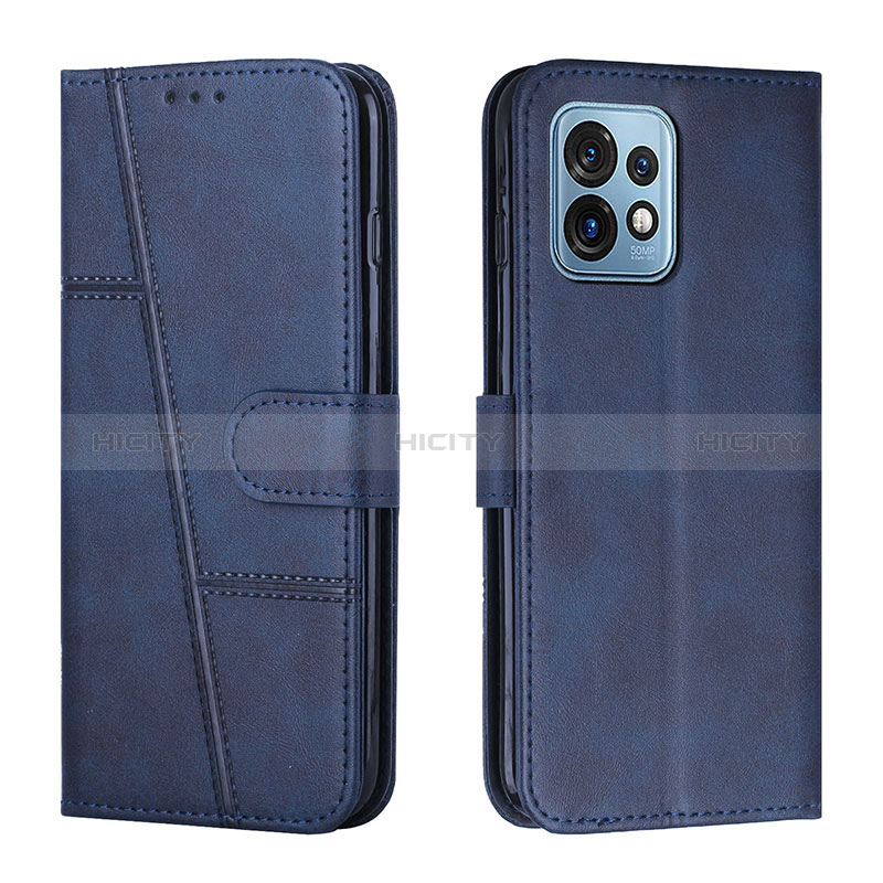 Custodia Portafoglio In Pelle Cover con Supporto Y01X per Motorola Moto Edge Plus (2023) 5G Blu