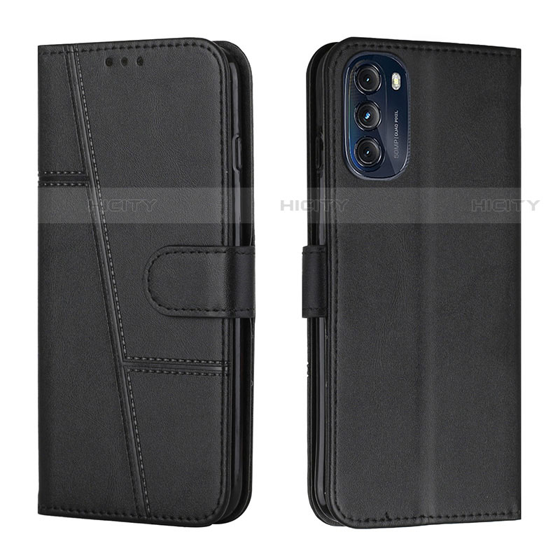 Custodia Portafoglio In Pelle Cover con Supporto Y01X per Motorola Moto G 5G (2022) Nero